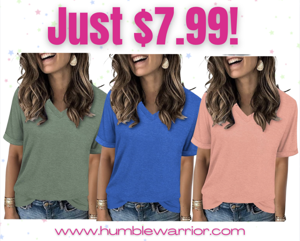 Women’s V-Neck Fashion T-Shirts